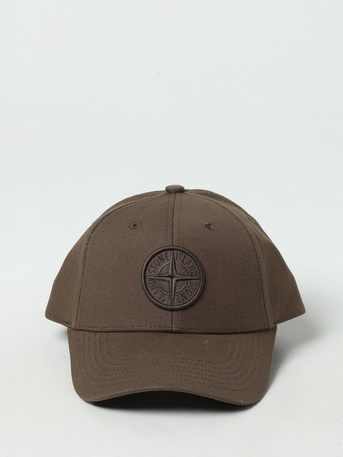 STONE ISLAND CAPPELLO: Cappello Stone Island in cotone con patch, Marrone - Img 2