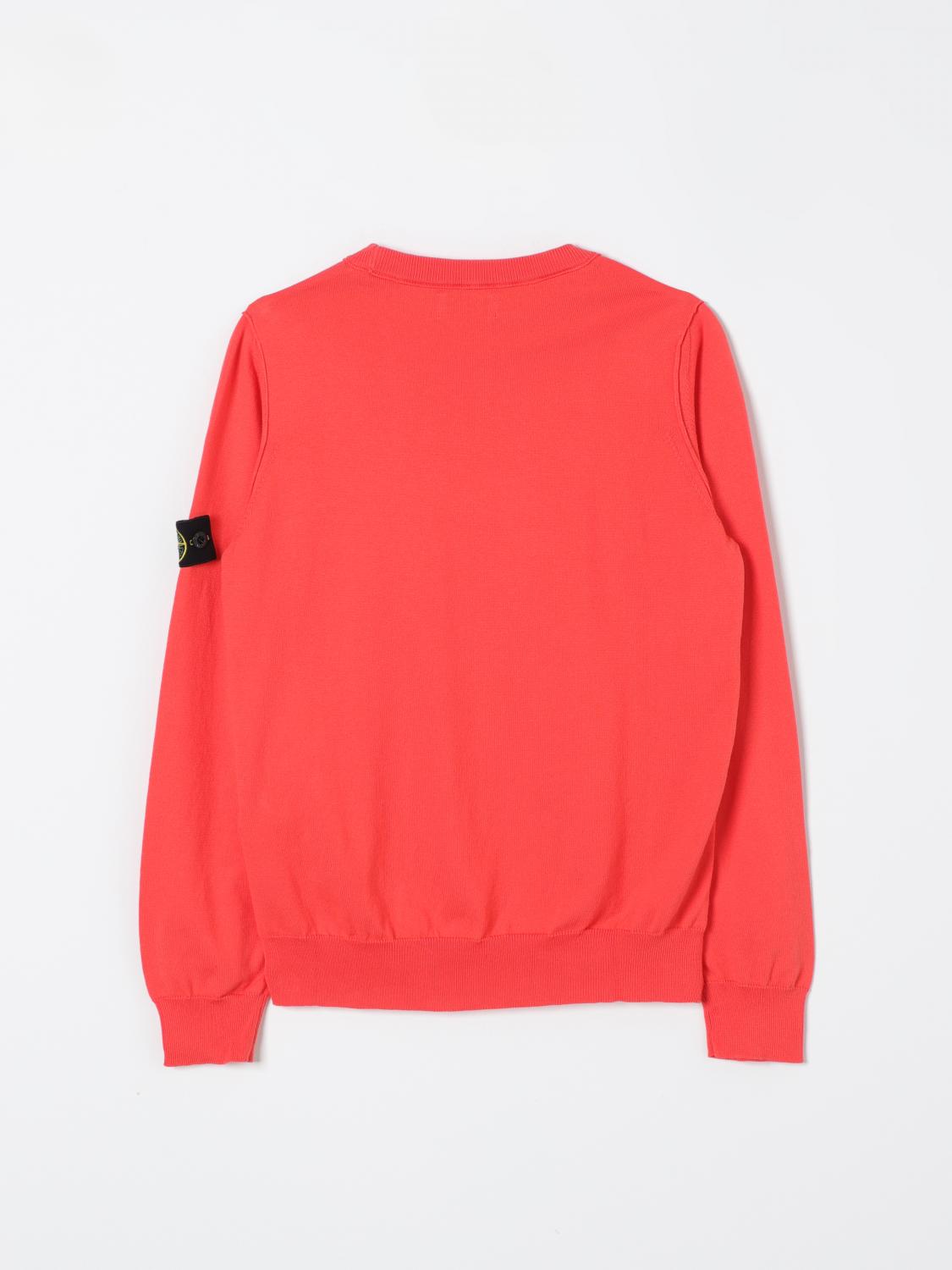 STONE ISLAND JUNIOR SWEATER: Sweater kids Stone Island Junior, Coral - Img 2