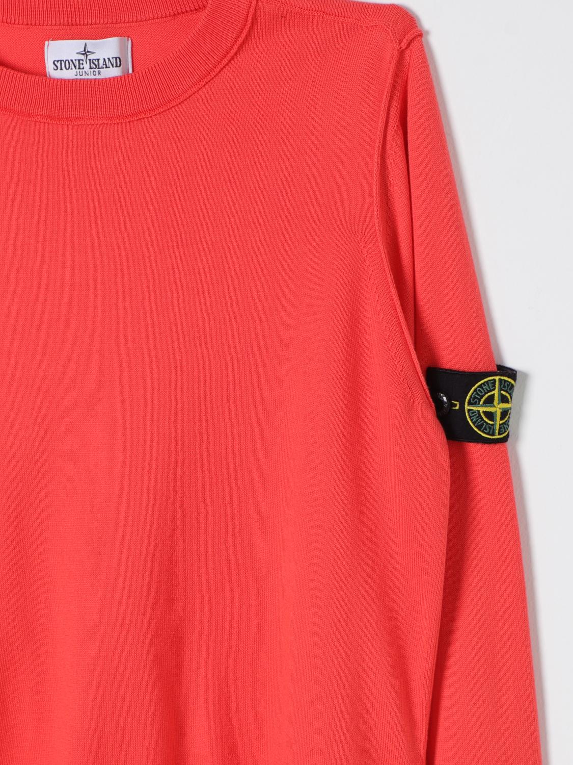 STONE ISLAND JUNIOR SWEATER: Sweater kids Stone Island Junior, Coral - Img 3