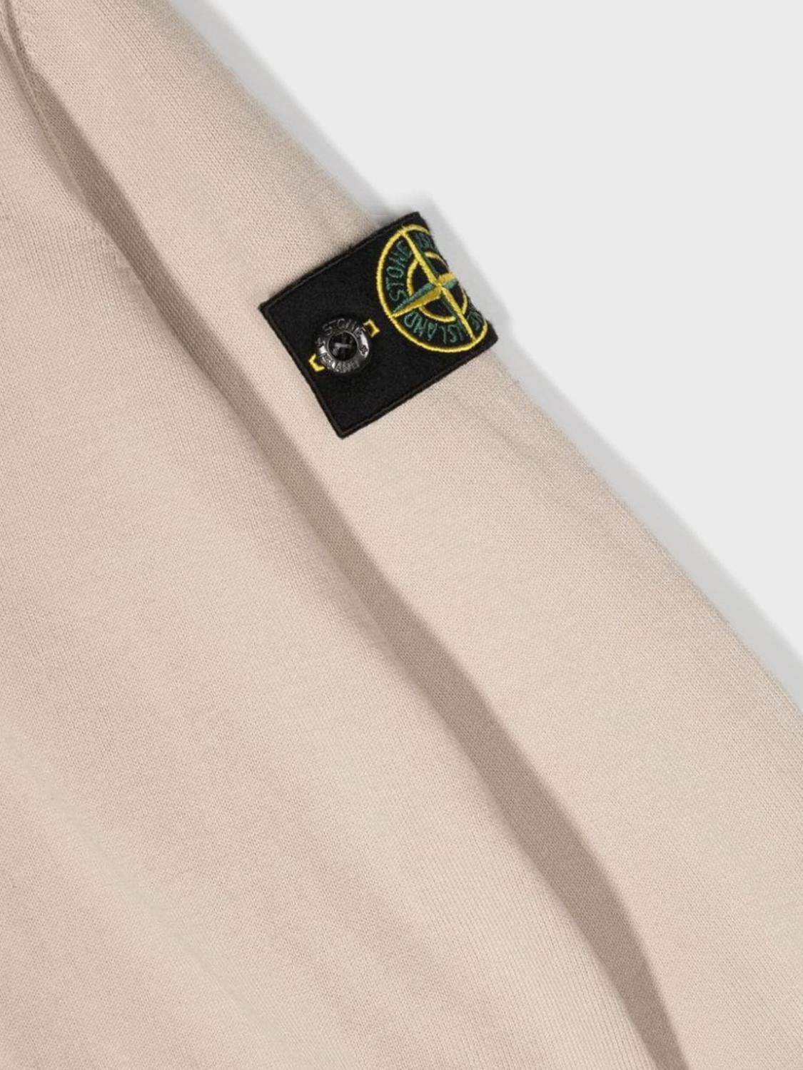 STONE ISLAND JUNIOR PULL: Pull enfant Stone Island Junior, Beige - Img 3
