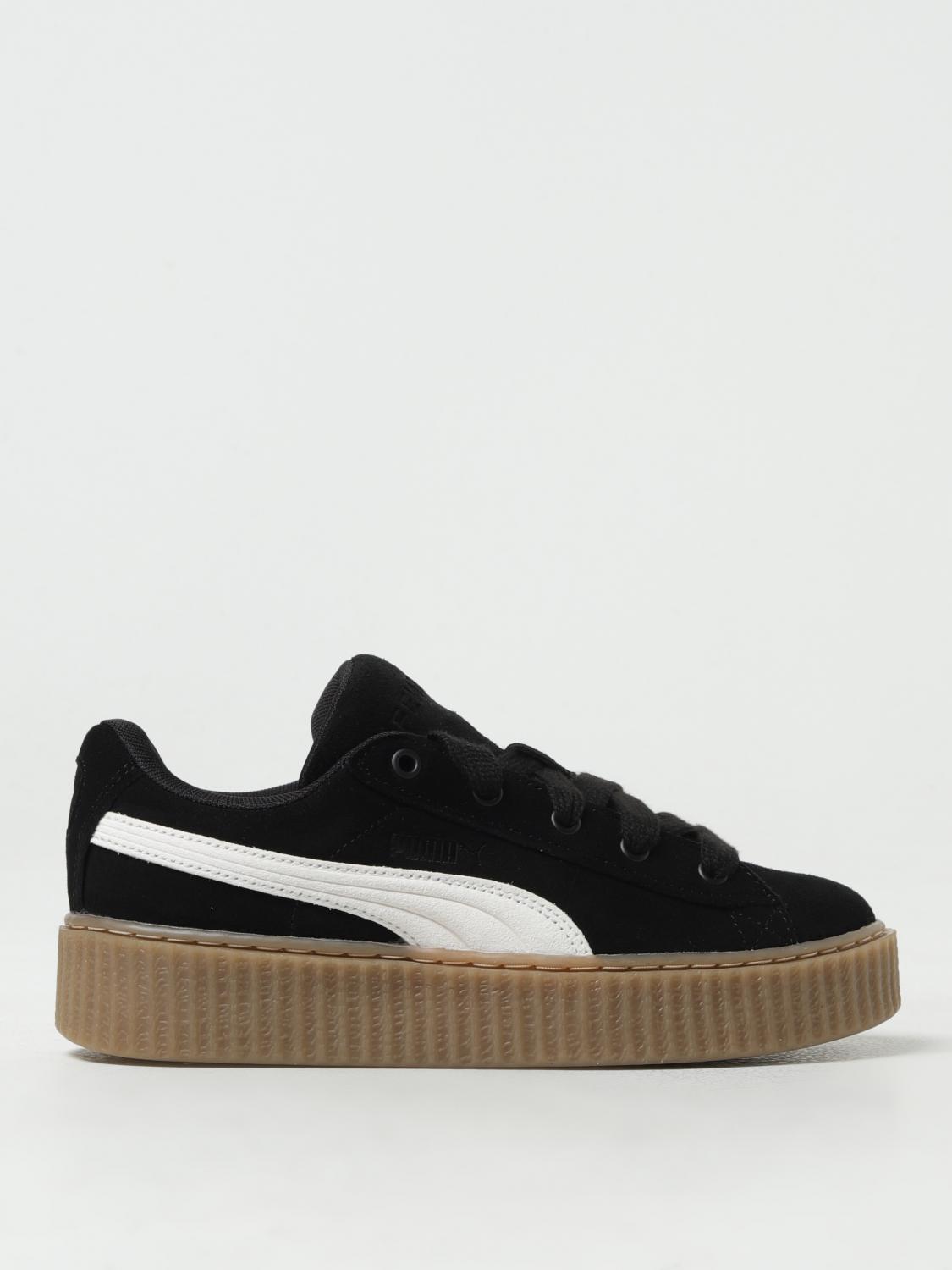 PUMA Creeper Patty Fenty x sneakers in suede Black Puma sneakers 39640301 online at GIGLIO.COM