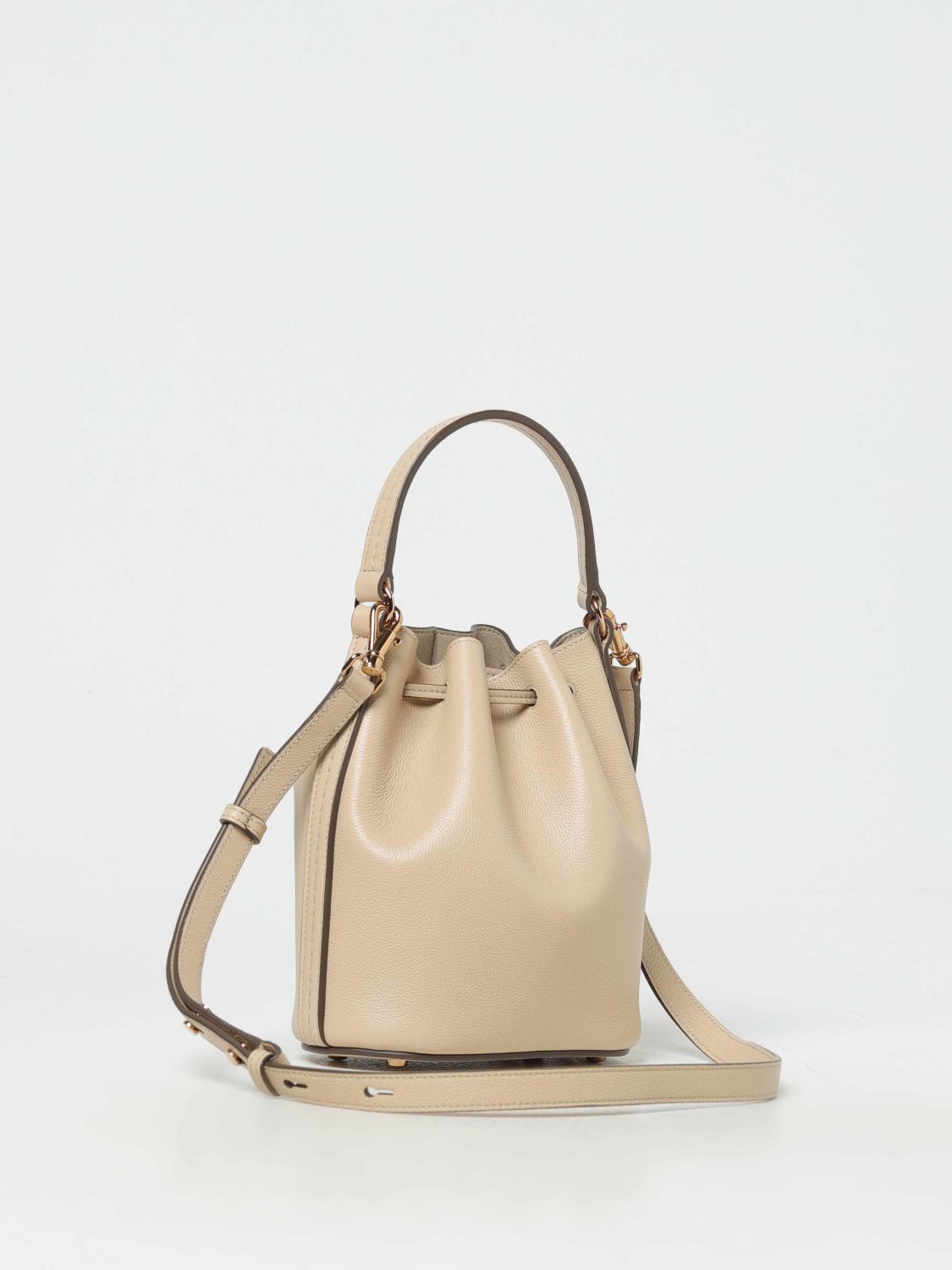 TOD'S BORSA MINI: Borsa T Timeless Tod's in pelle , Beige - Img 2