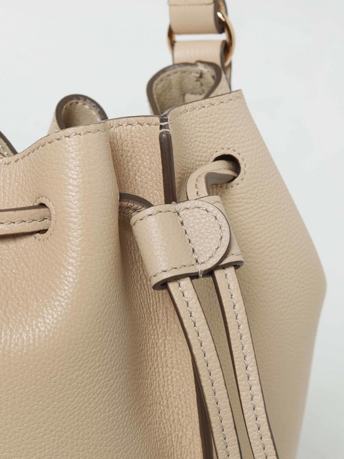 TOD'S BORSA MINI: Borsa T Timeless Tod's in pelle , Beige - Img 3