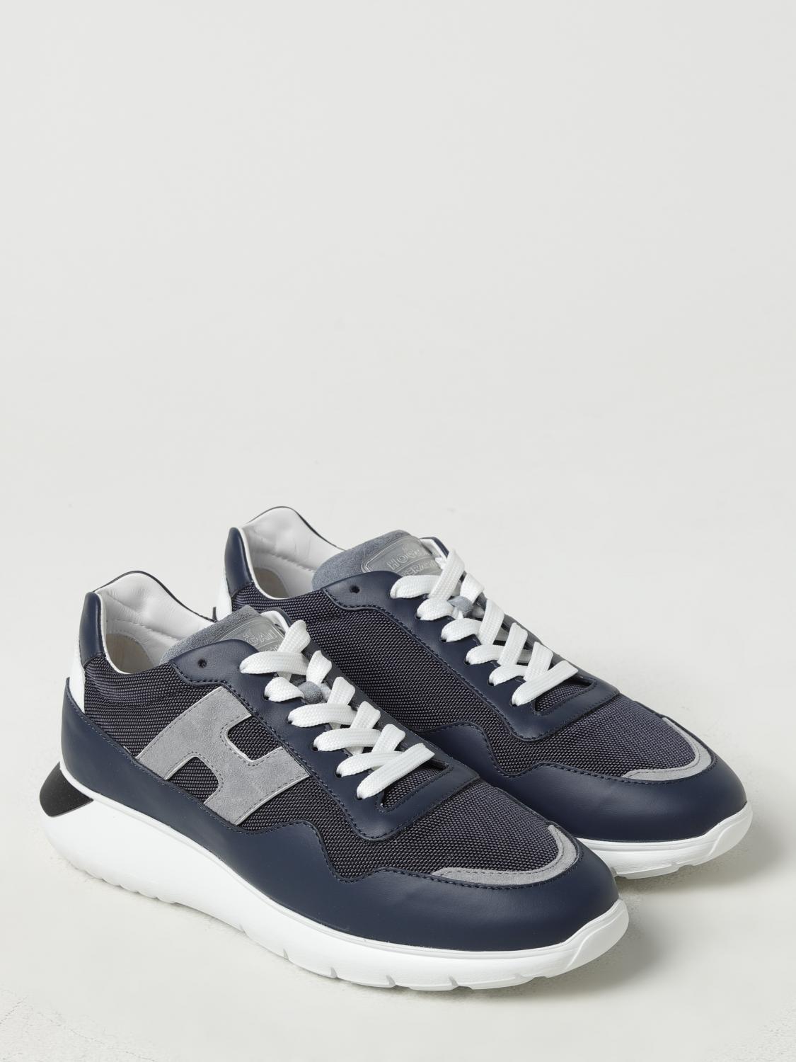 Hogan Outlet: Sneakers men - Blue | Hogan sneakers