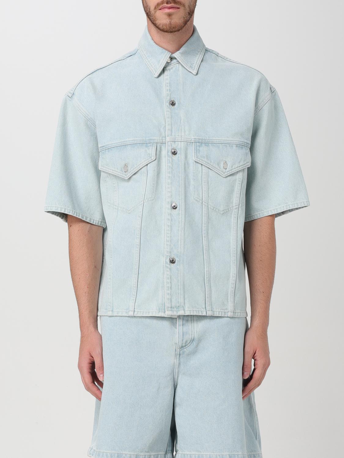NANUSHKA CAMISA: Camisa hombre Nanushka, Azul Claro - Img 1