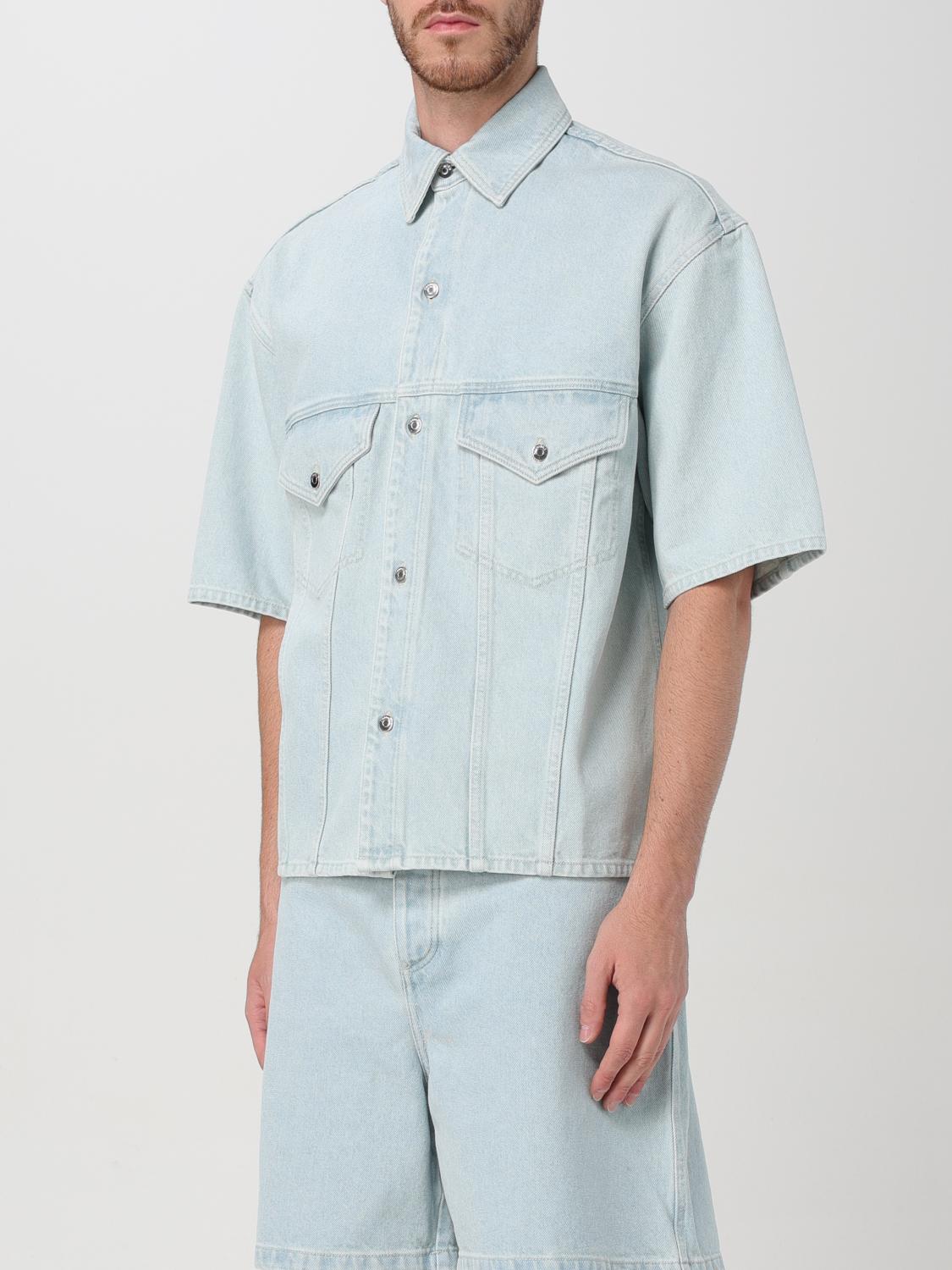 NANUSHKA CAMISA: Camisa hombre Nanushka, Azul Claro - Img 4