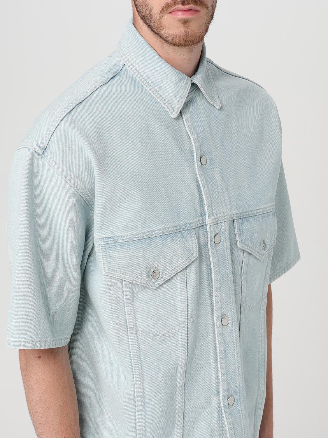 NANUSHKA CAMISA: Camisa hombre Nanushka, Azul Claro - Img 5