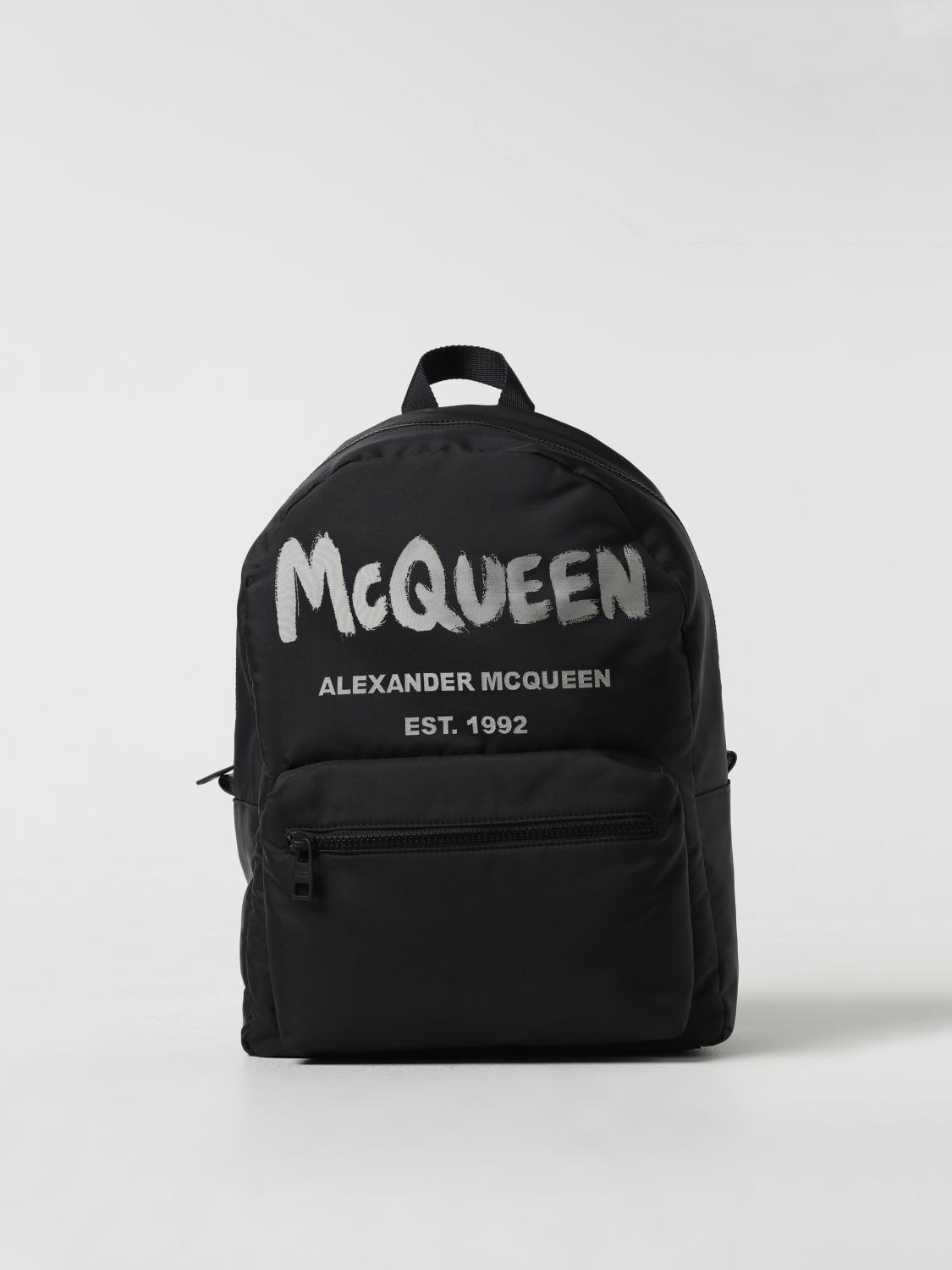 MCQUEEN BACKPACK: Bags men McQueen, Black - Img 1