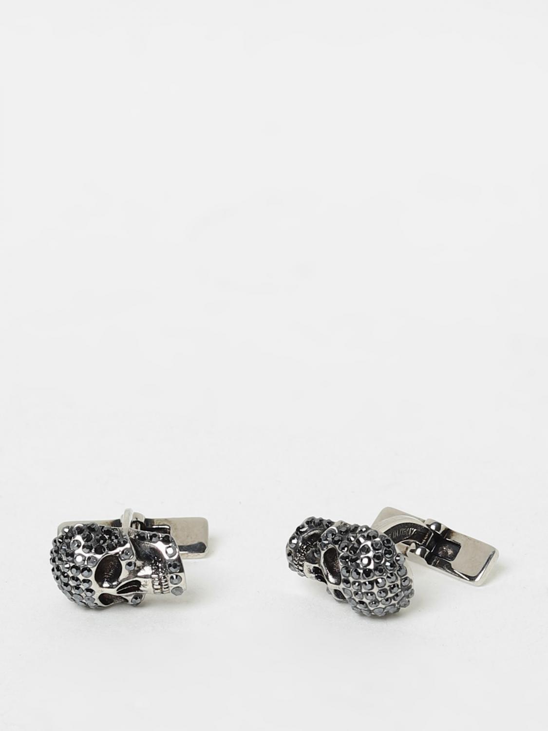MCQUEEN CUFFLINKS: Cufflinks men McQueen, Silver - Img 1