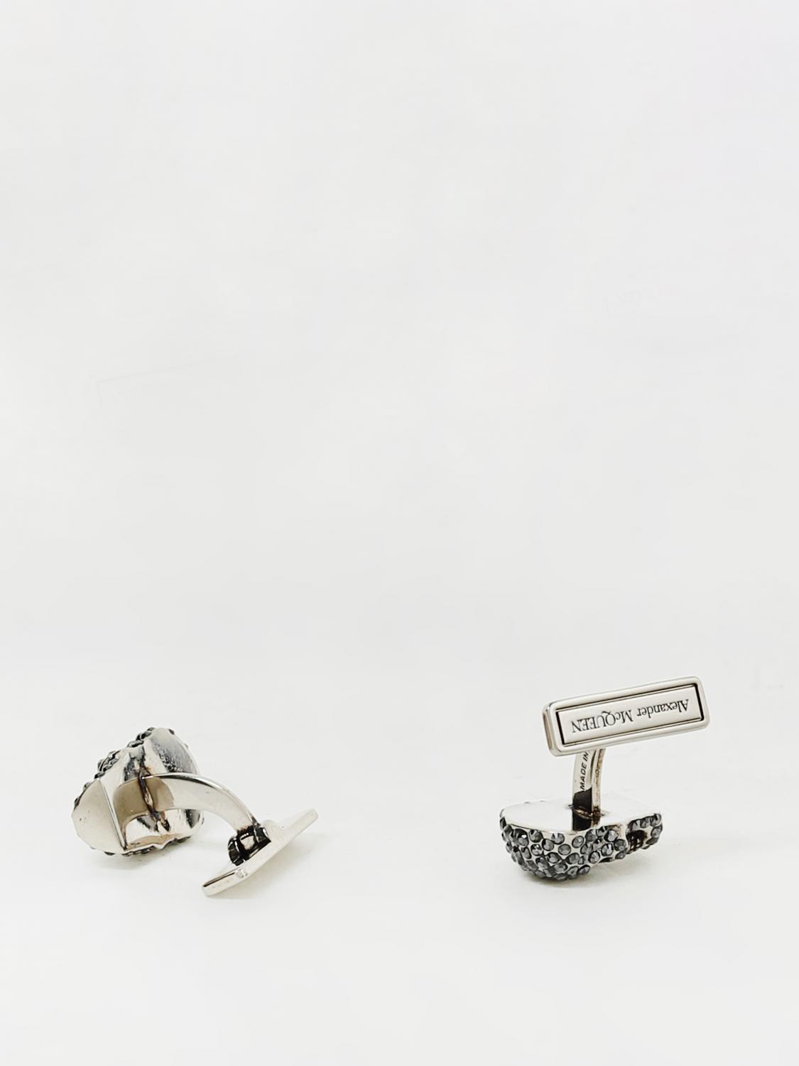 MCQUEEN CUFFLINKS: Cufflinks men McQueen, Silver - Img 2
