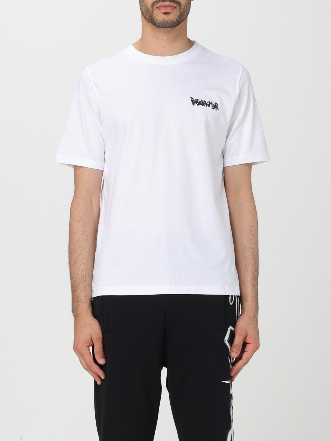 DISCLAIMER T-SHIRT: T-shirt men Disclaimer, White - Img 1