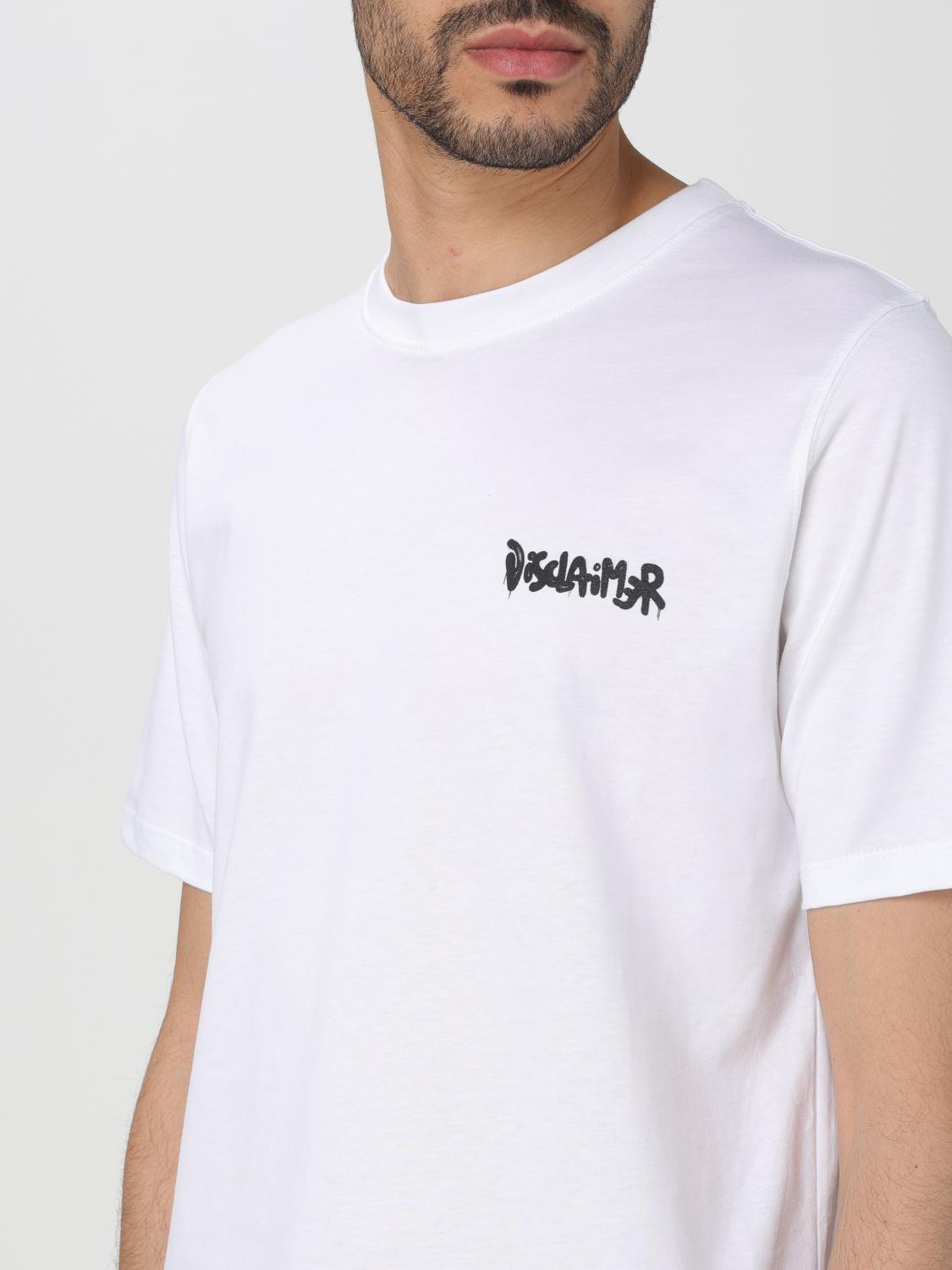 DISCLAIMER T-SHIRT: T-shirt men Disclaimer, White - Img 3