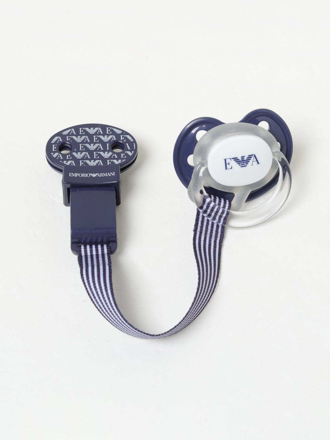 EMPORIO ARMANI Pacifier kids Kids Blue Emporio Armani pacifier 409174CC919 online at GIGLIO.COM