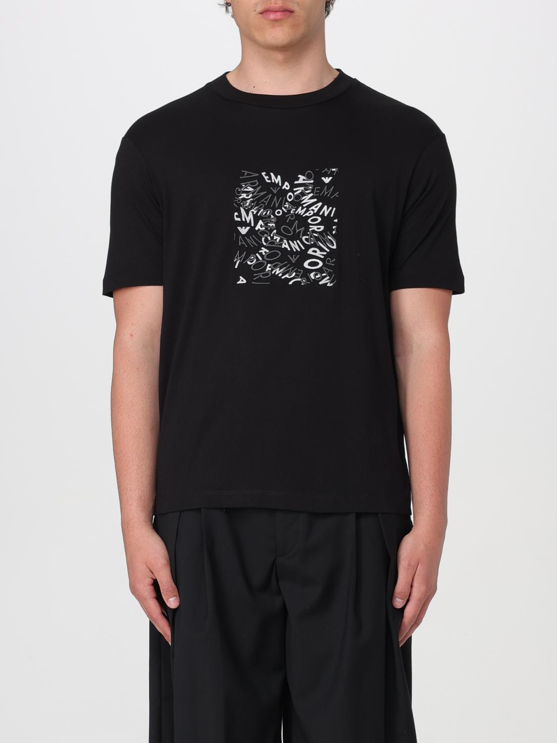 EMPORIO ARMANI T-SHIRT: T-shirt men Emporio Armani, Black - Img 1