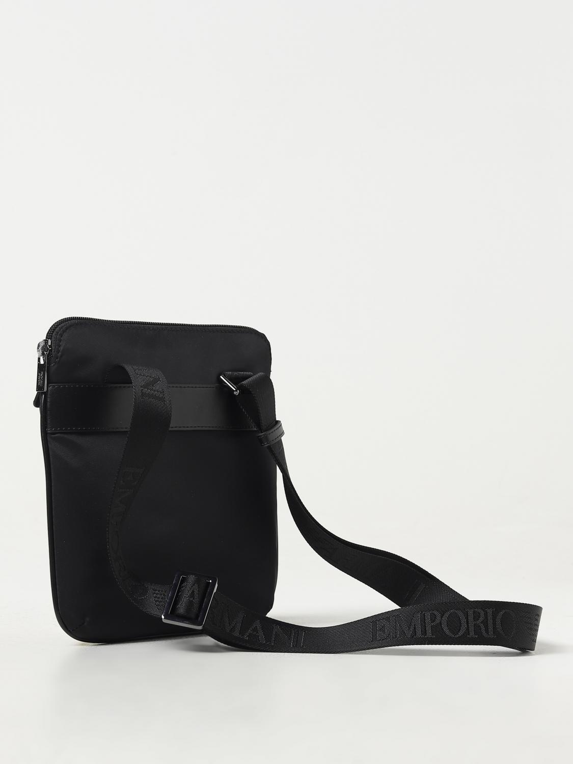 EMPORIO ARMANI: Bags men - Black | Emporio Armani shoulder bag