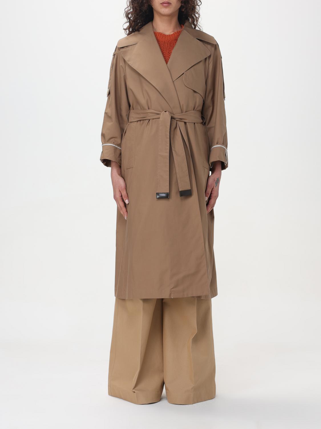 MAX MARA THE CUBE：大衣女士- 驼色| Max Mara The Cube 风衣