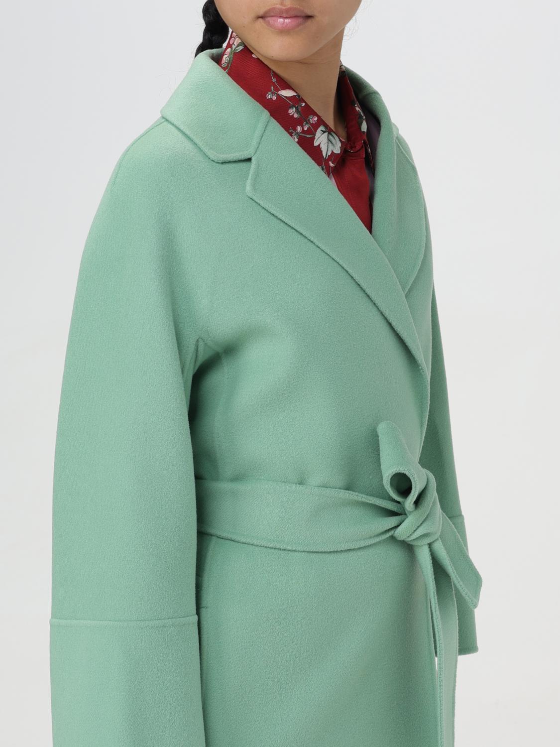 'S MAX MARA 大衣: 大衣 女士 's Max Mara, 绿色 - Img 5
