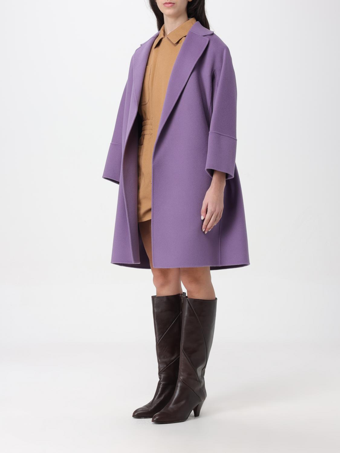 'S MAX MARA ABRIGO: Abrigo mujer 's Max Mara, Lila - Img 3