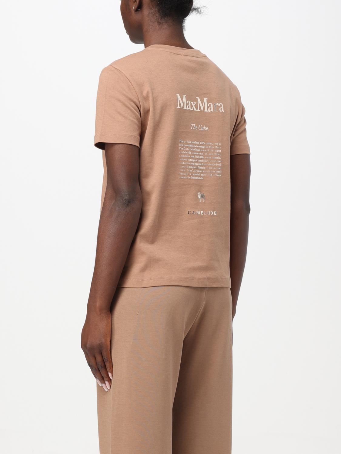 'S MAX MARA T-SHIRT: T-shirt woman 's Max Mara, Hazel - Img 3