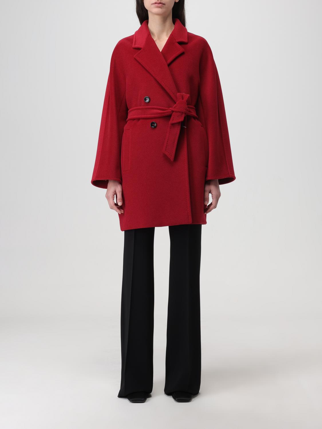 Max Mara Outlet Mantel damen Rot Max Mara Mantel 2411011051600 online auf GIGLIO.COM