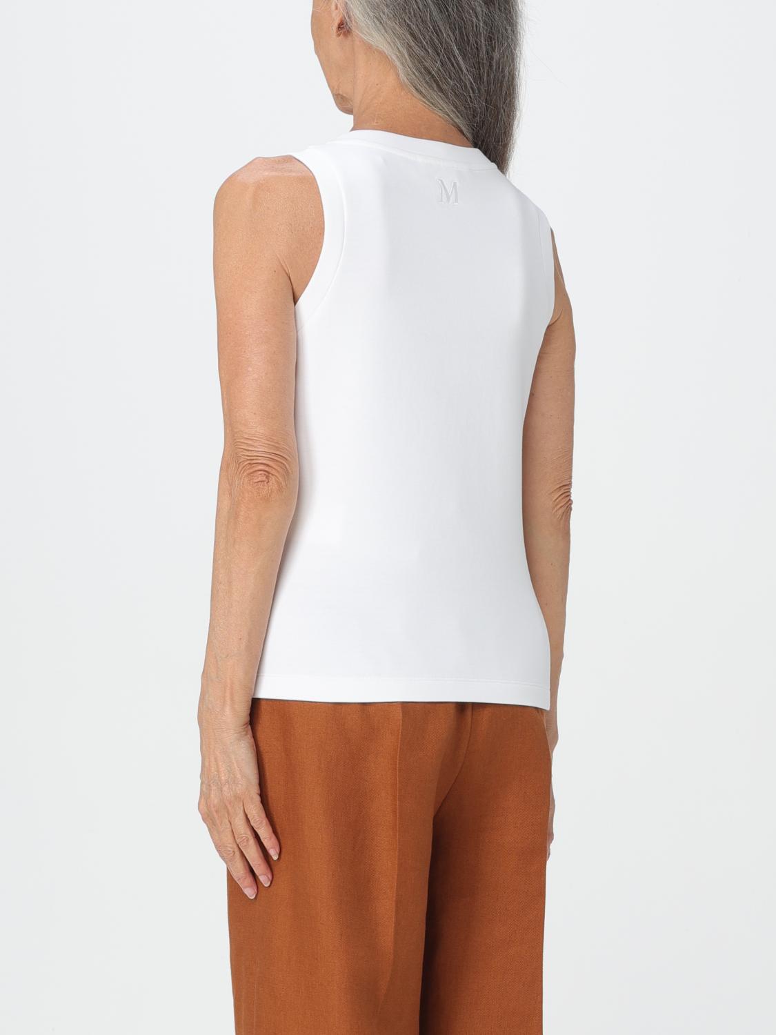 'S MAX MARA TOP: Top woman 's Max Mara, White - Img 2