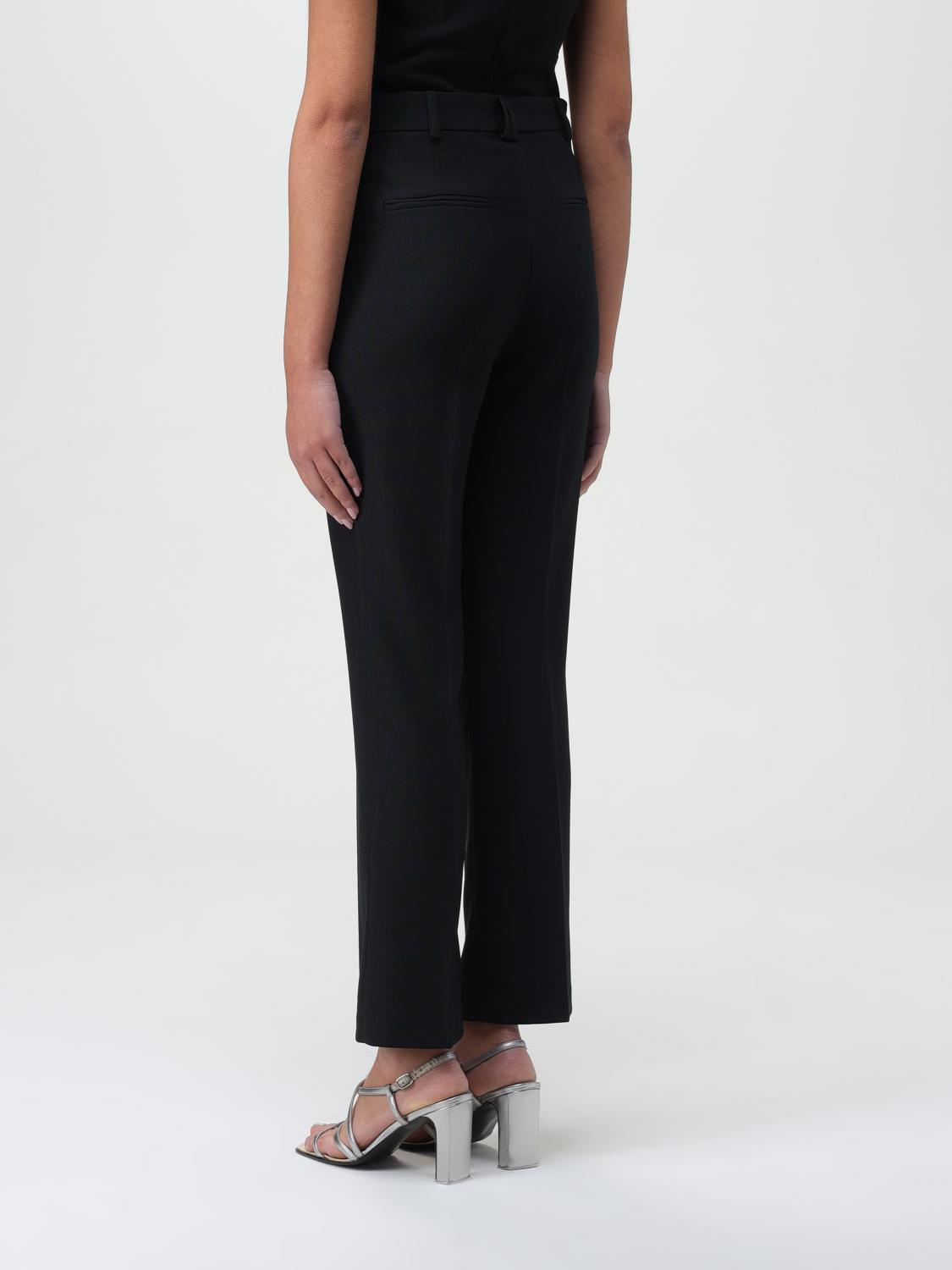 HEBE STUDIO PANTALONI: Pantalone Hebe Studio in tessuto sintetico, Nero - Img 2