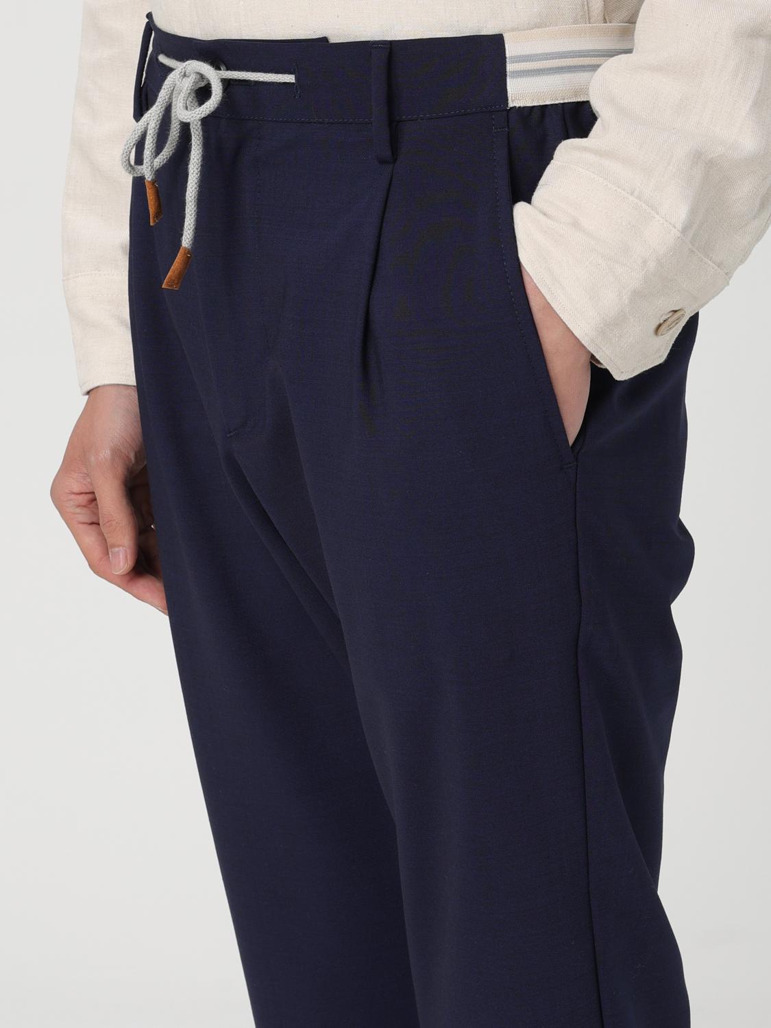 ELEVENTY PANTS: Pants men Eleventy, Blue - Img 3