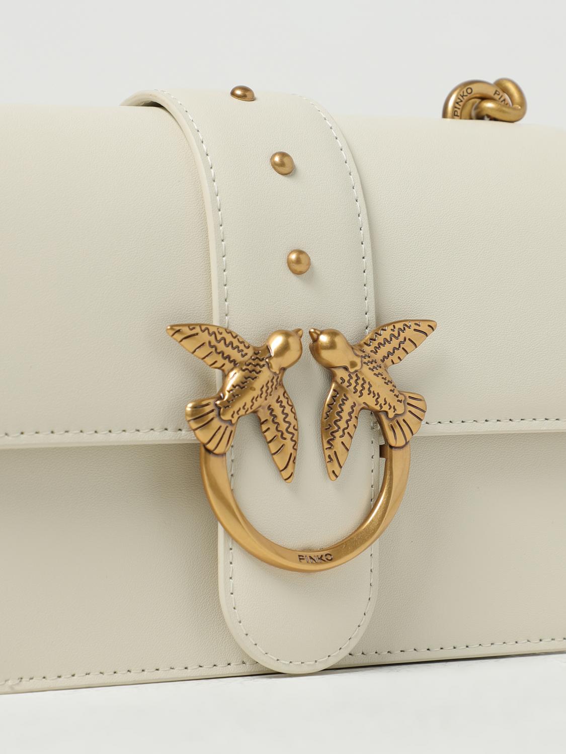 PINKO MINITASCHE: Schultertasche damen Pinko, Weiß - Img 3