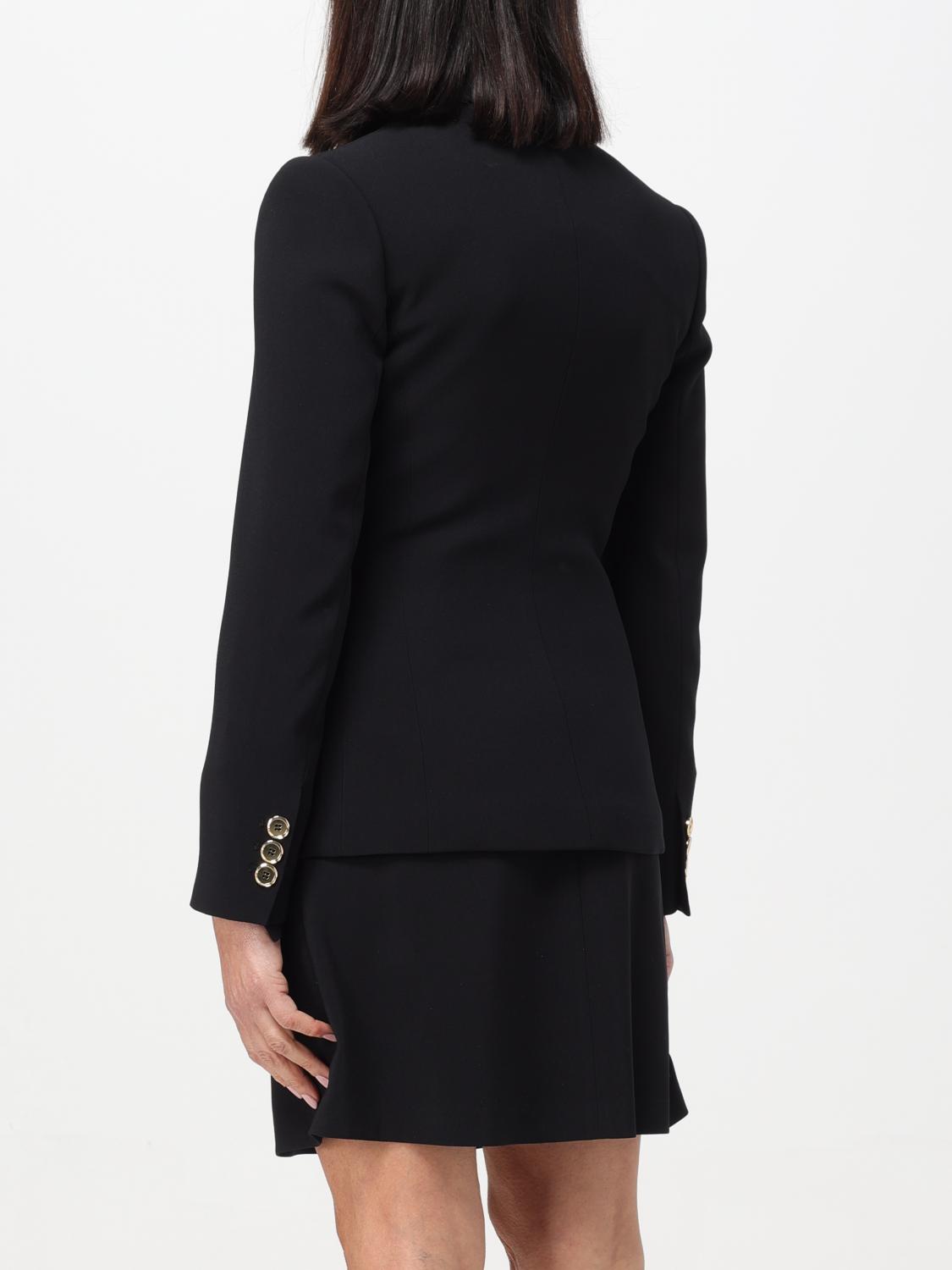 PINKO GIACCA: Blazer a doppiopetto Pinko, Nero - Img 2