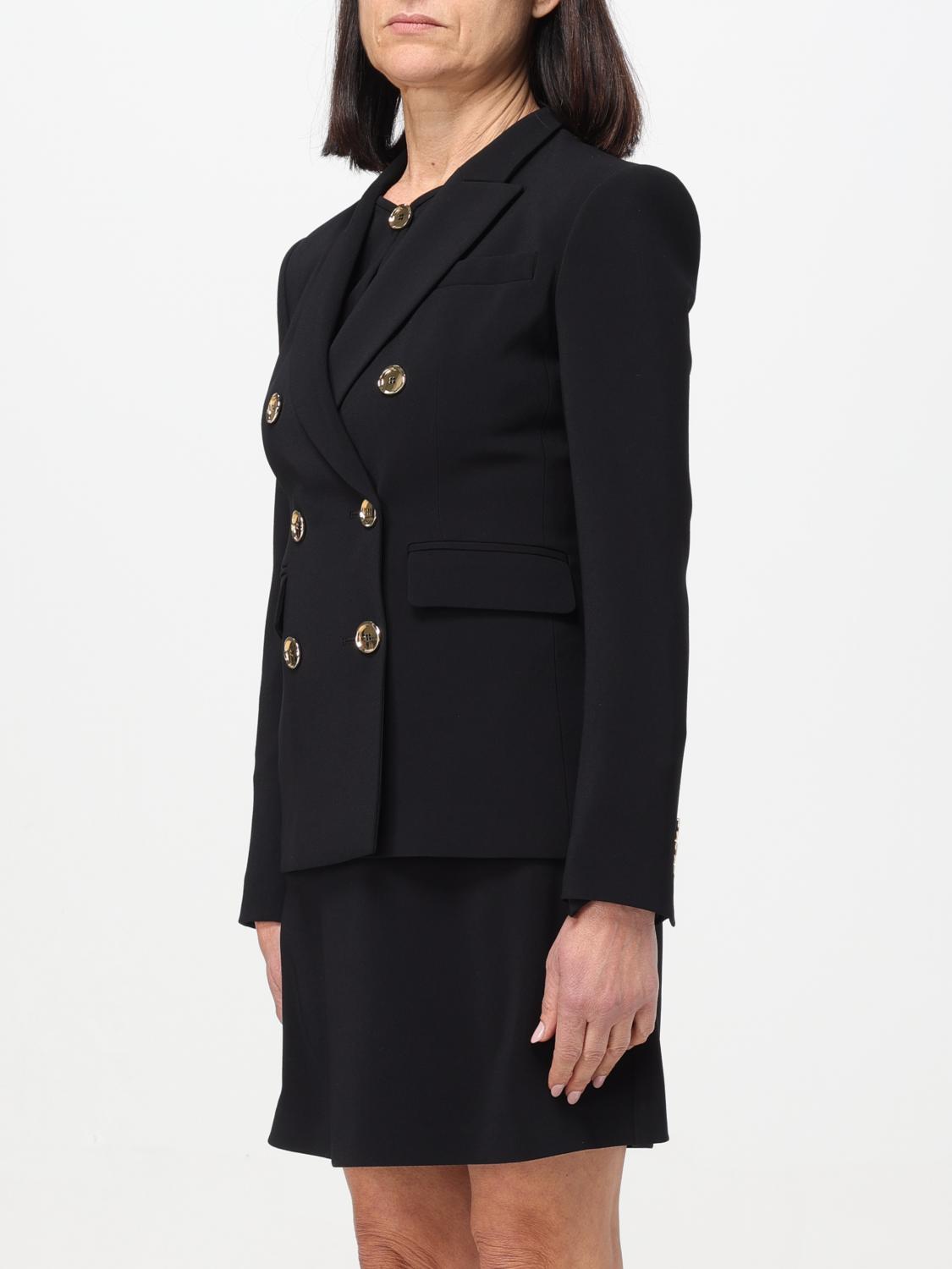PINKO GIACCA: Blazer a doppiopetto Pinko, Nero - Img 3