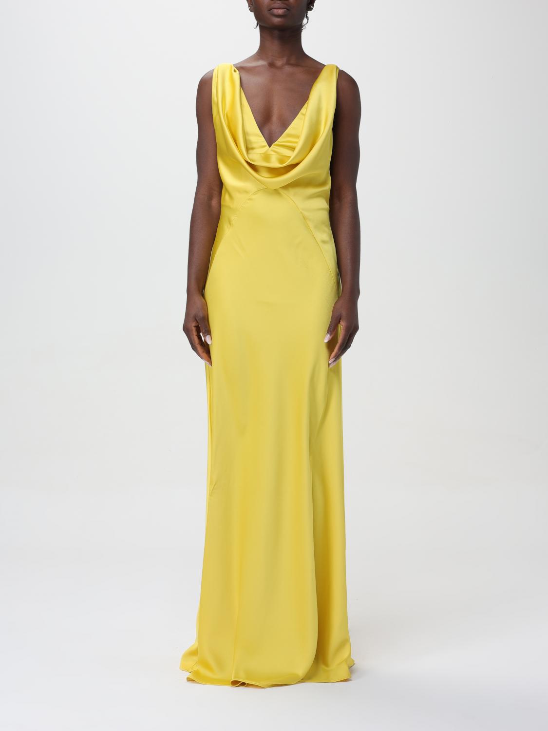 Pinko yellow dress hotsell