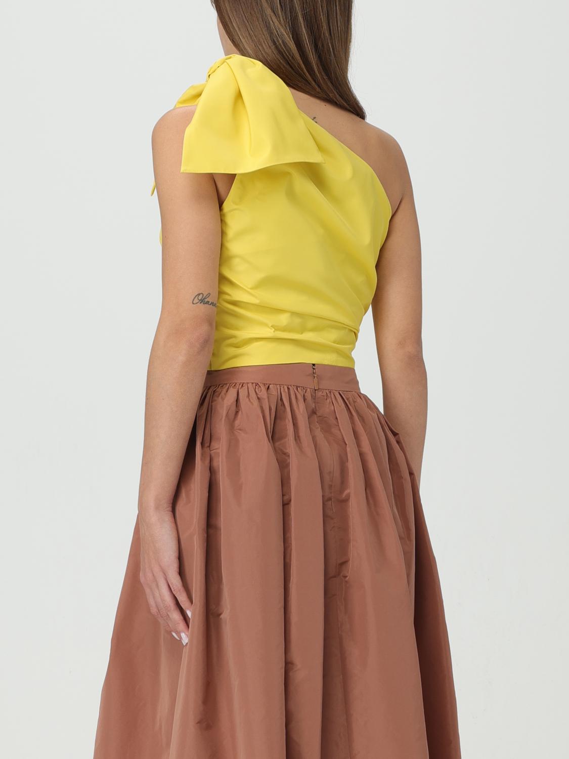 PINKO TOP: Top a monospalla Pinko, Giallo - Img 3