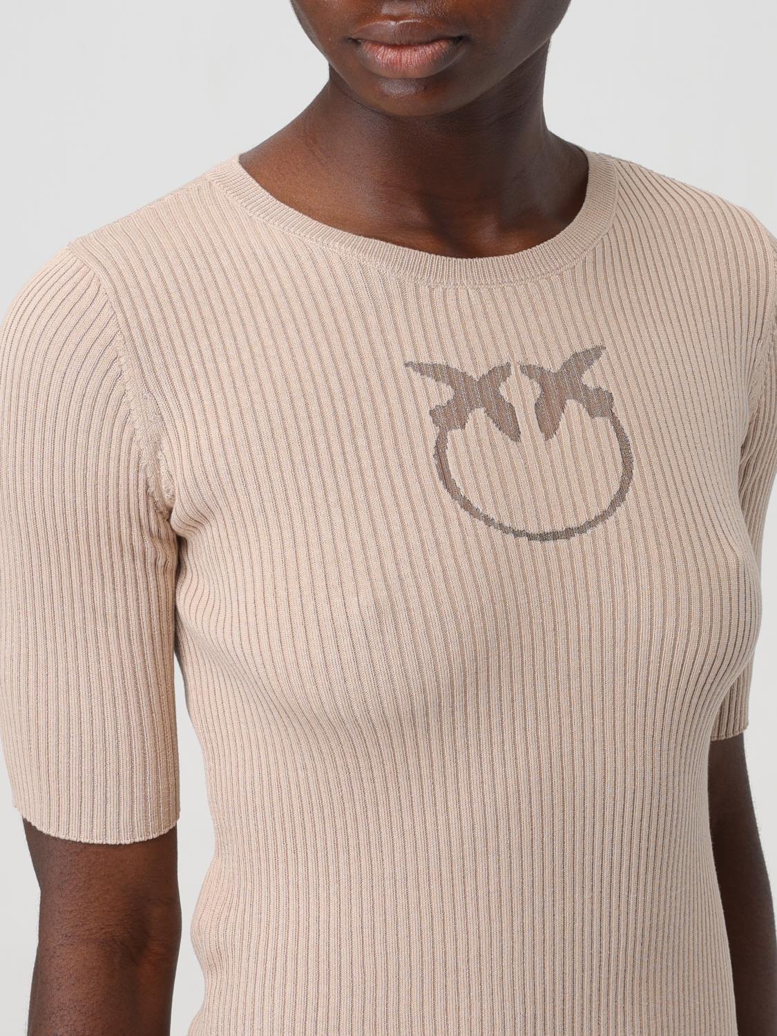 PINKO JERSEY: Jersey mujer Pinko, Beige - Img 3