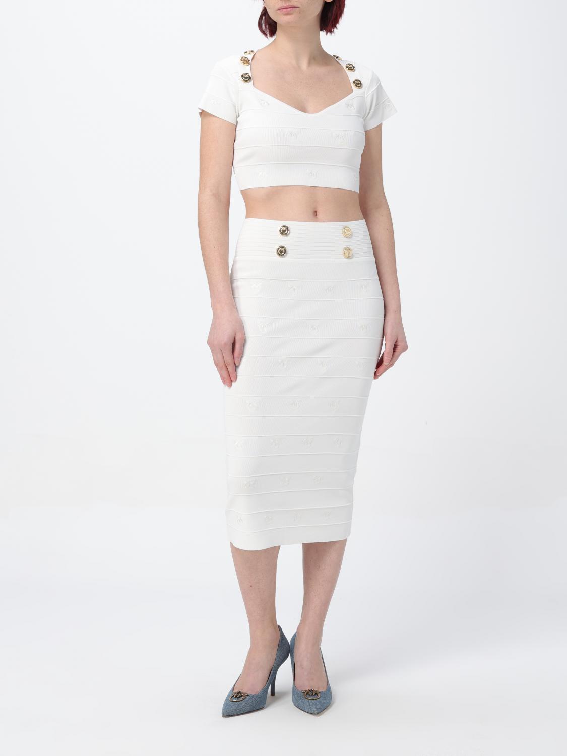 PINKO FALDA: Falda mujer Pinko, Blanco - Img 2