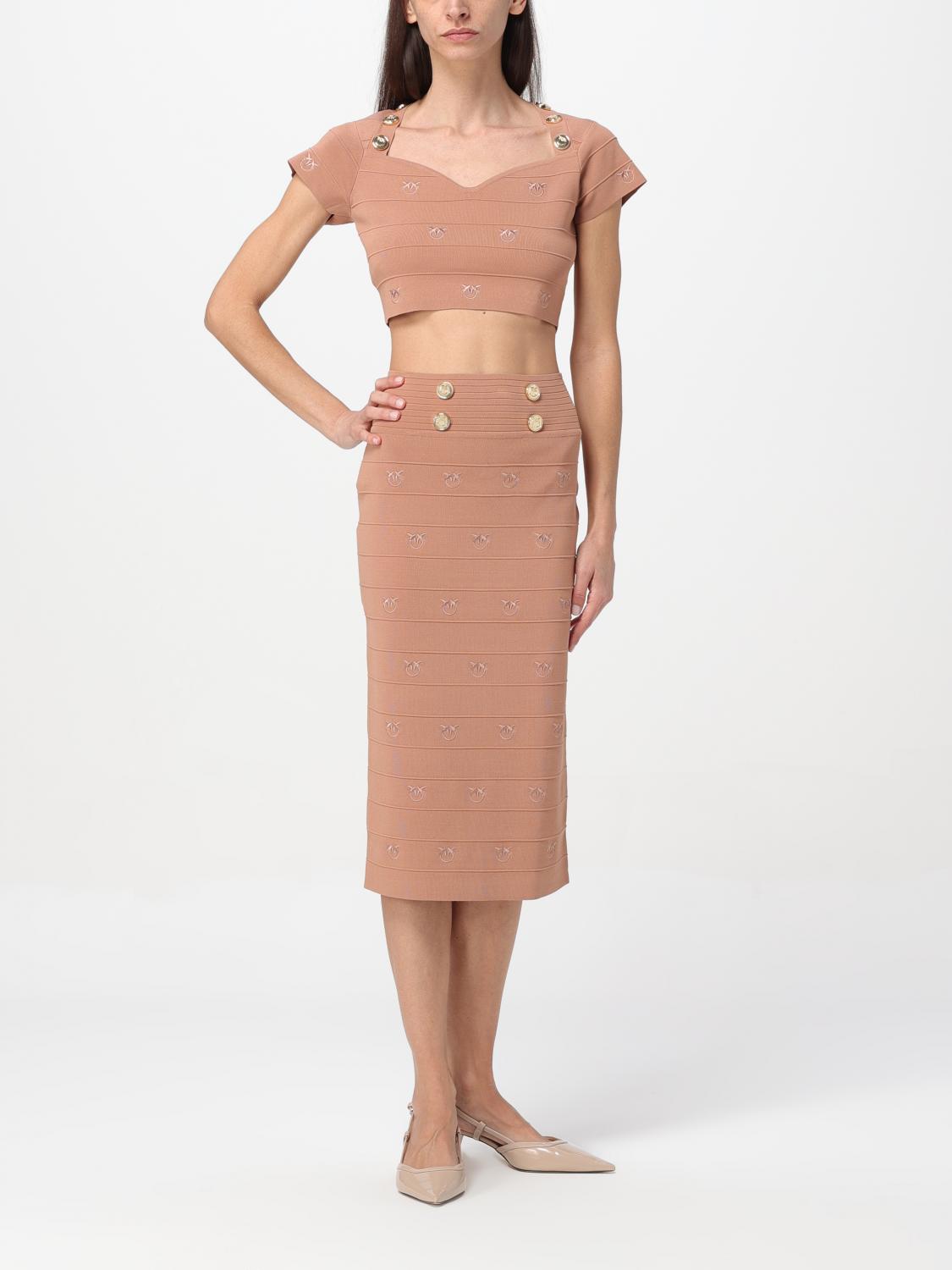 PINKO FALDA: Falda mujer Pinko, Camello - Img 2