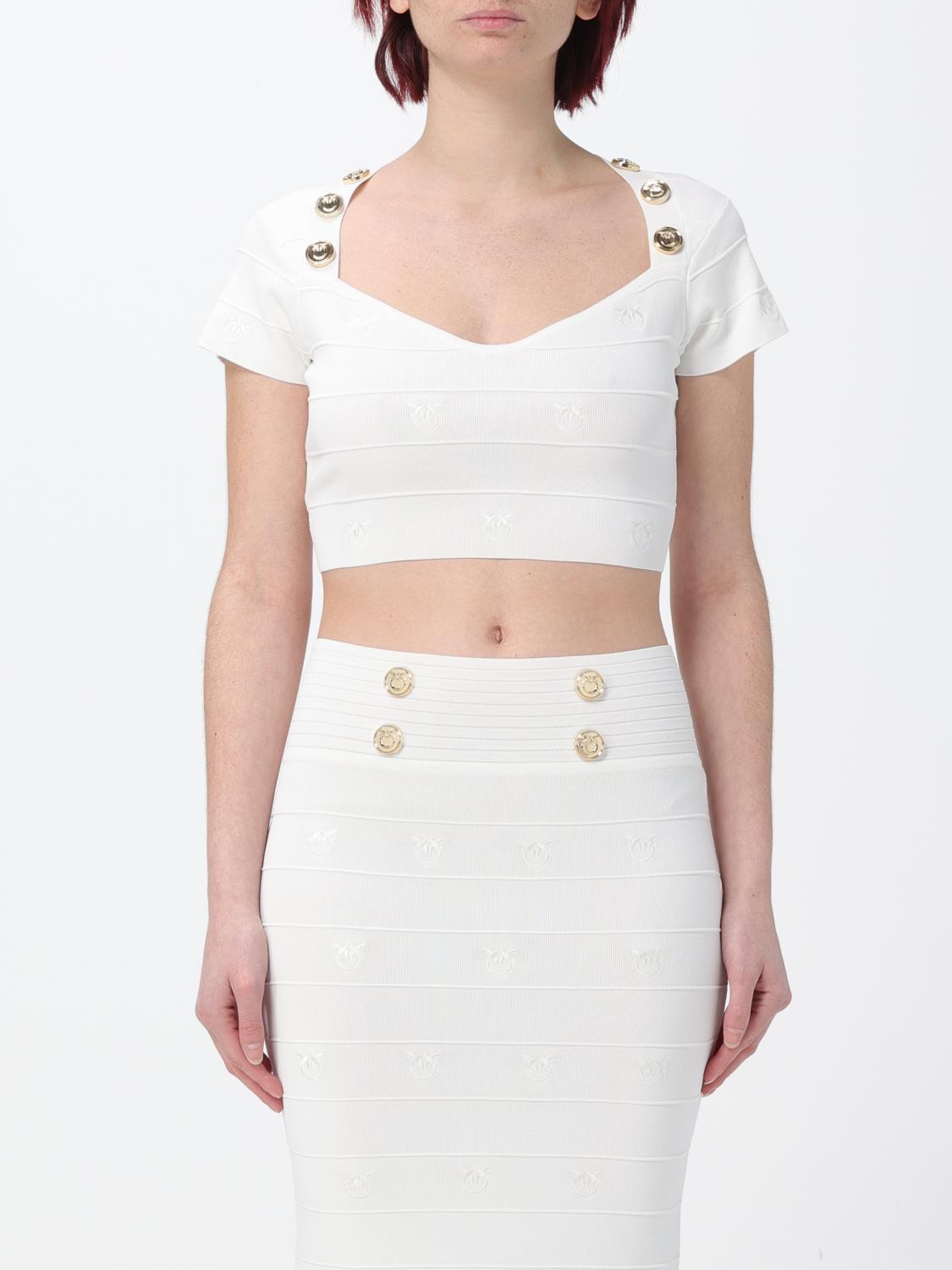 PINKO TOP: Pullover damen Pinko, Weiß - Img 1