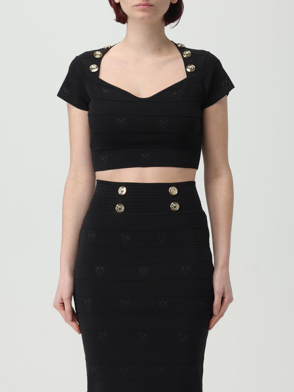 PINKO TOP: Pullover damen Pinko, Schwarz - Img 1