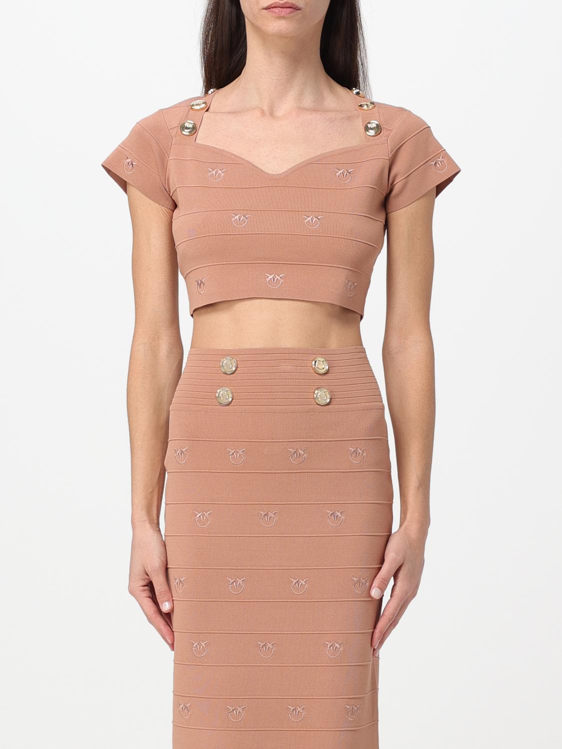 PINKO TOP: Pull femme Pinko, Chameau - Img 1