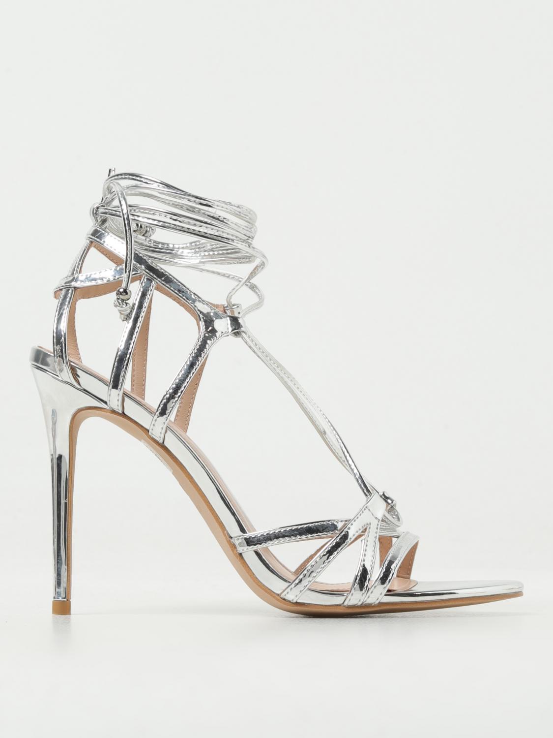 シューズ・サンダルその他 PINKO Women Shoes SD0249E003 GLORIA02ZZF Silver Pinko pumps in silver leather | H-Brands