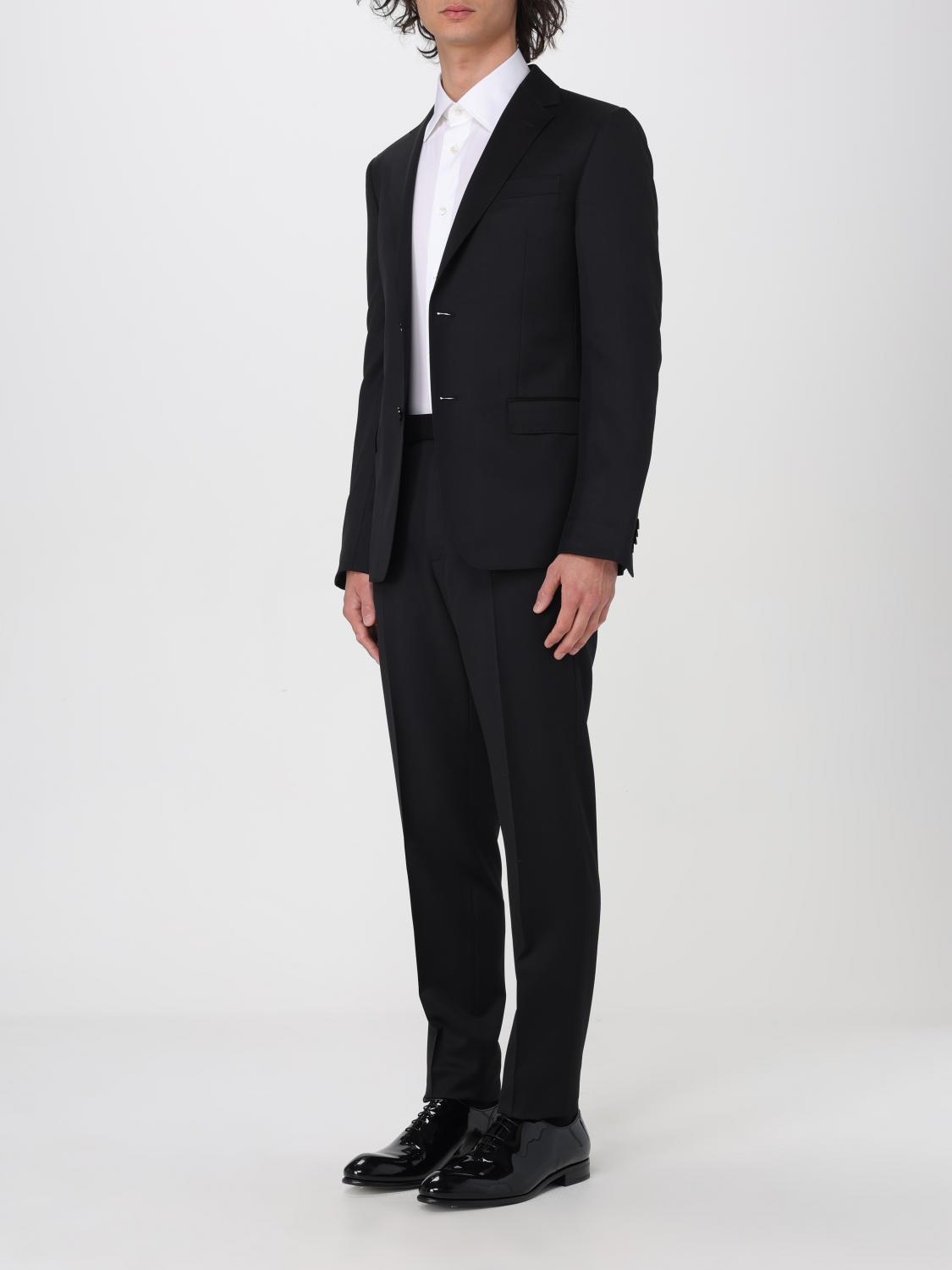 ZEGNA SUIT: Suit men Zegna, Black - Img 4