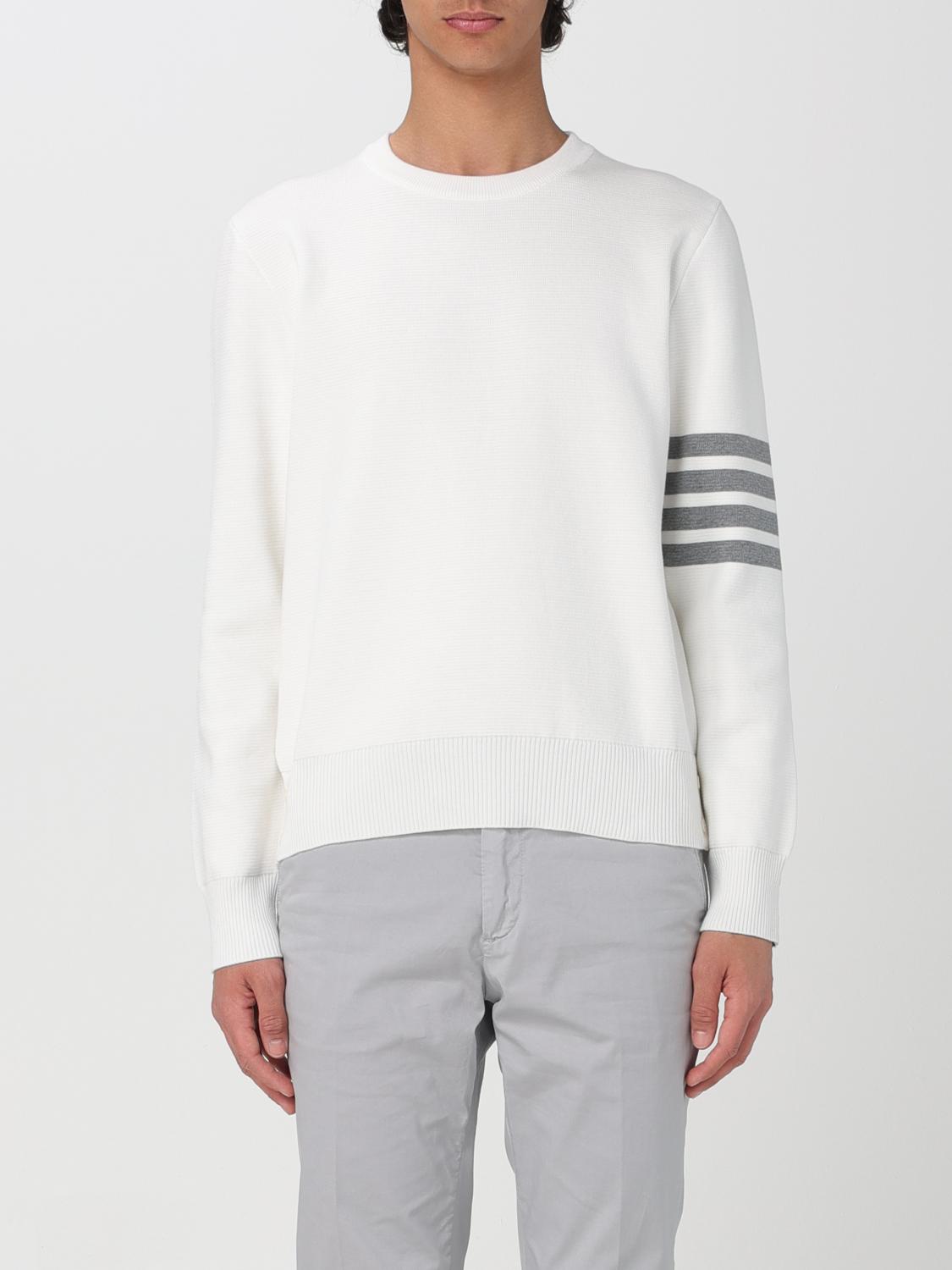 THOM BROWNE PULLOVER: Pullover herren Thom Browne, Weiß - Img 1