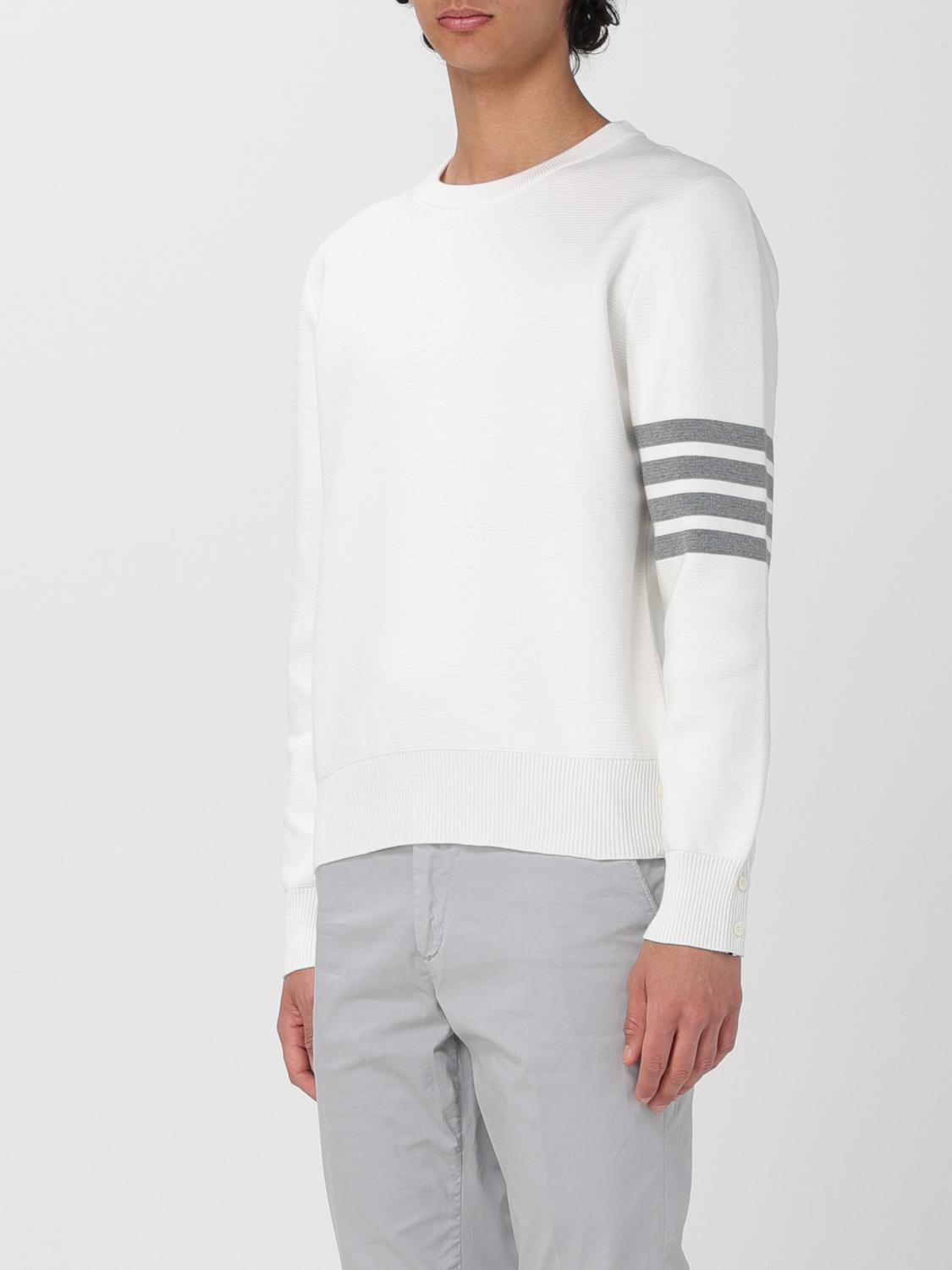 THOM BROWNE PULLOVER: Pullover herren Thom Browne, Weiß - Img 4
