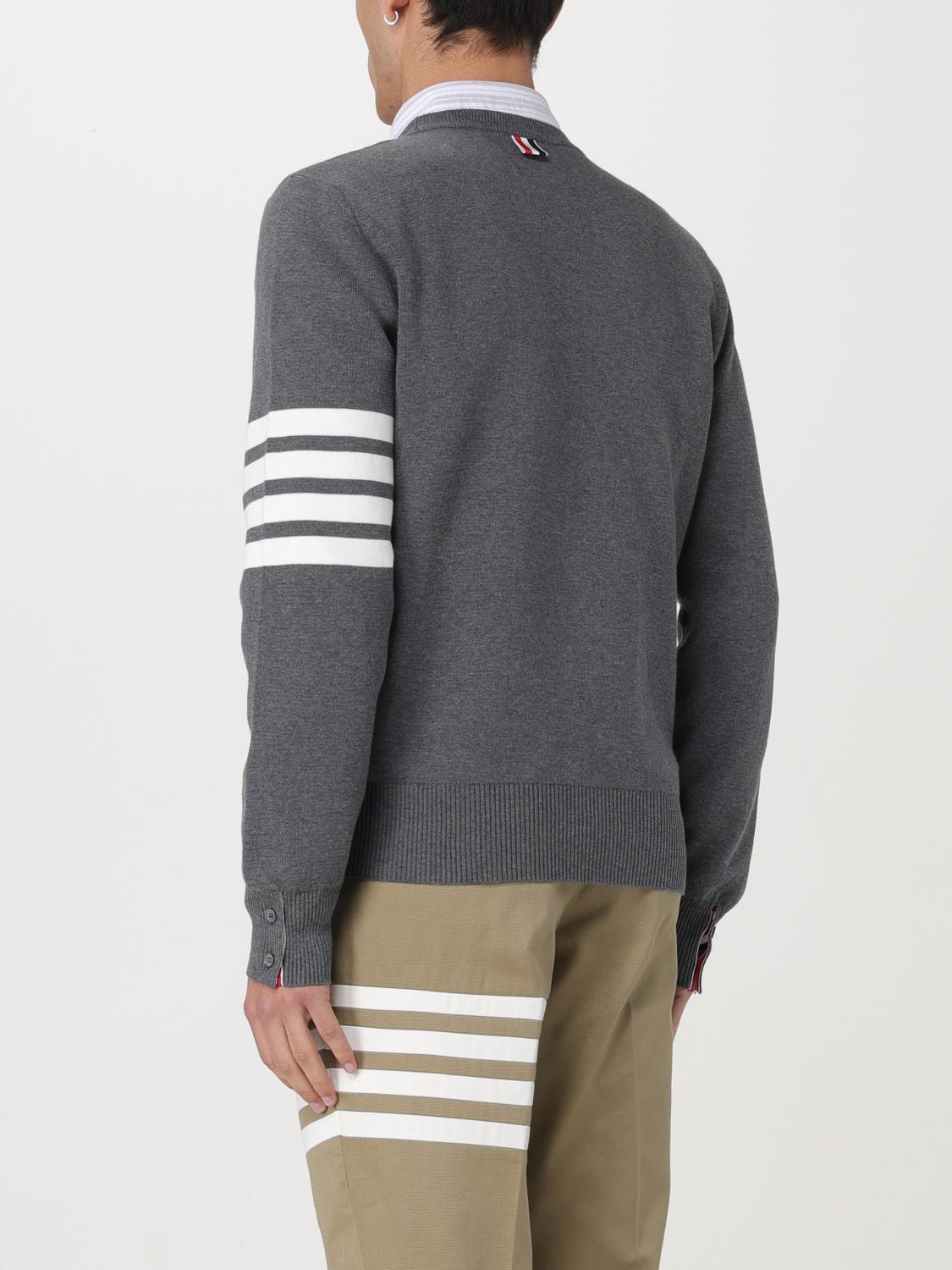 THOM BROWNE PULLOVER: Pullover herren Thom Browne, Grau - Img 3