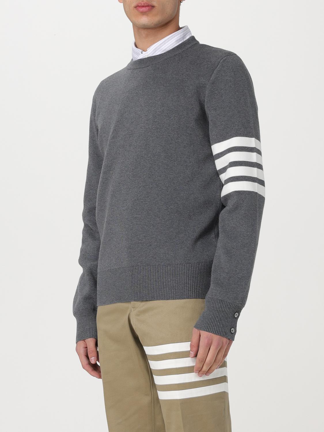 THOM BROWNE PULLOVER: Pullover herren Thom Browne, Grau - Img 4
