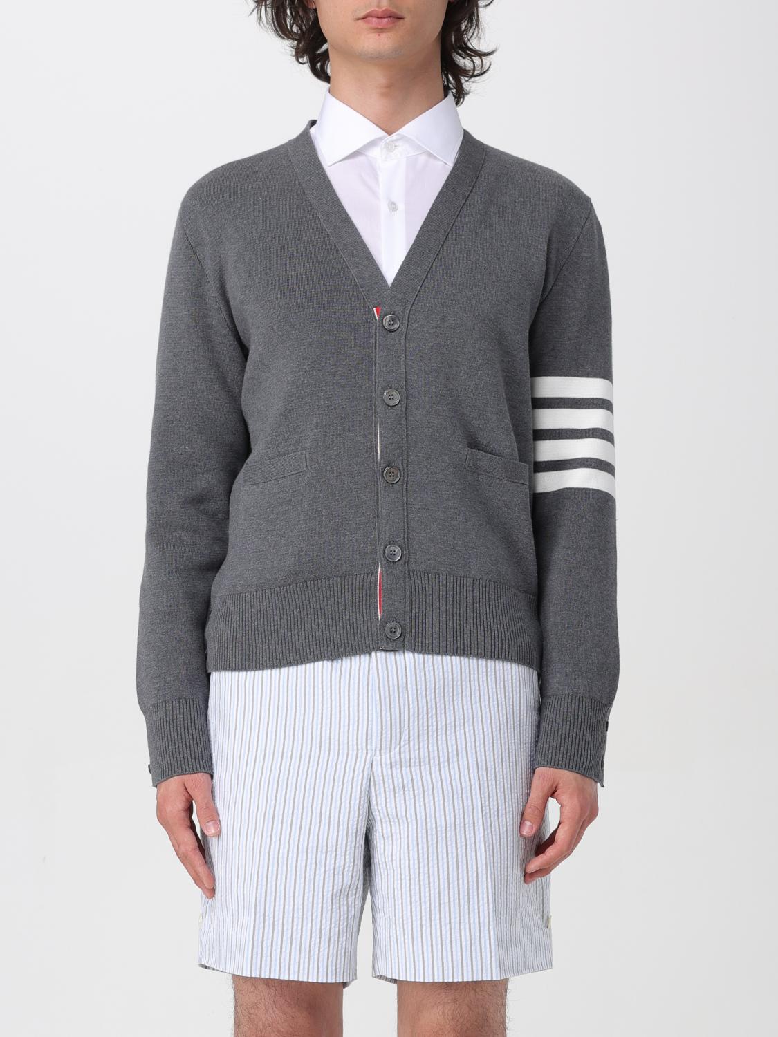 THOM BROWNE STRICKJACKE: Pullover herren Thom Browne, Grau - Img 1