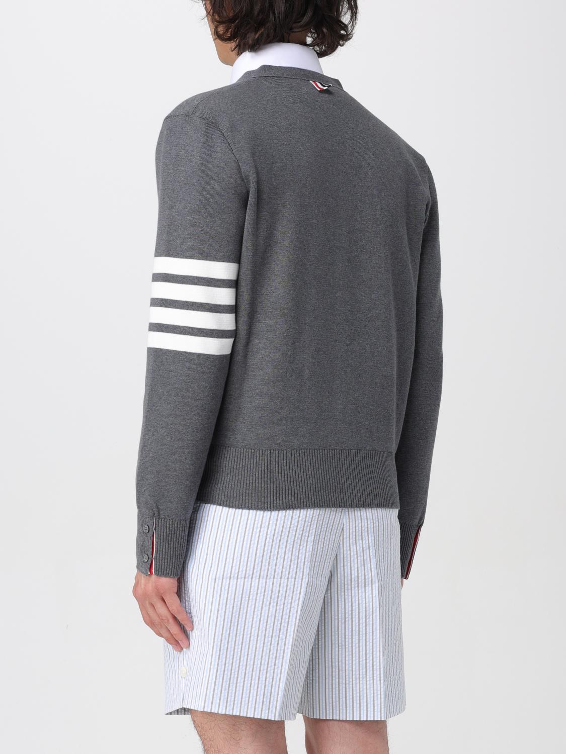 THOM BROWNE STRICKJACKE: Pullover herren Thom Browne, Grau - Img 3