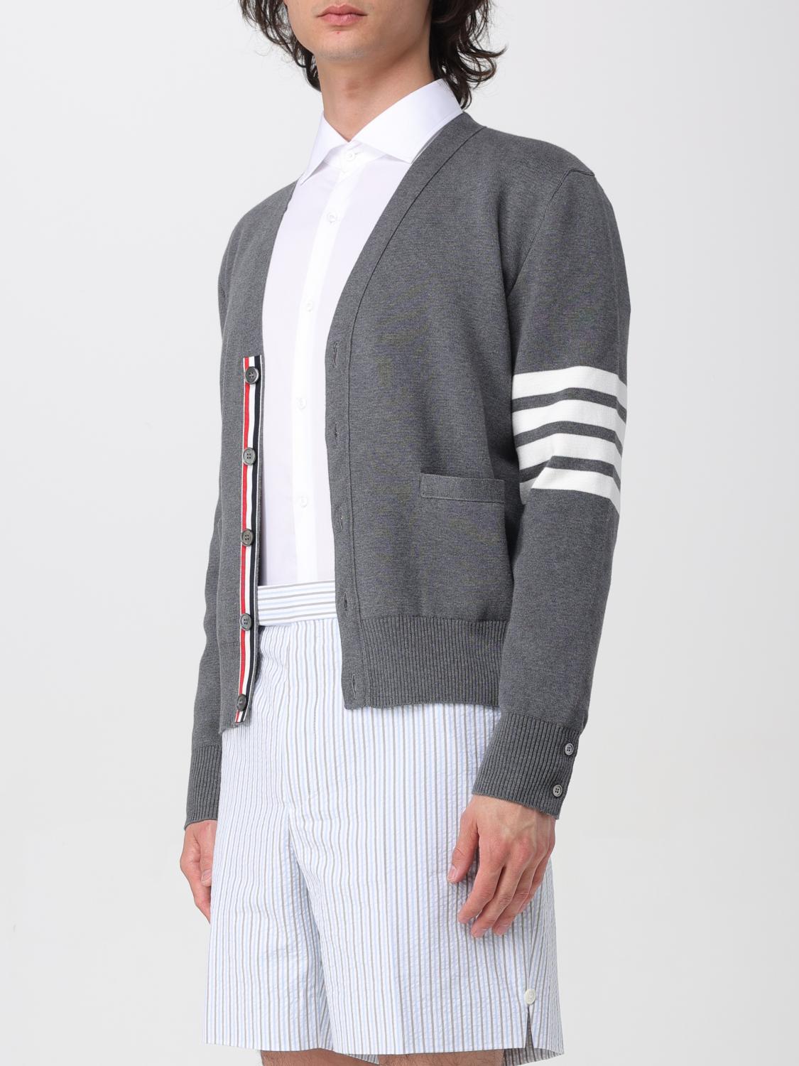 THOM BROWNE STRICKJACKE: Pullover herren Thom Browne, Grau - Img 4