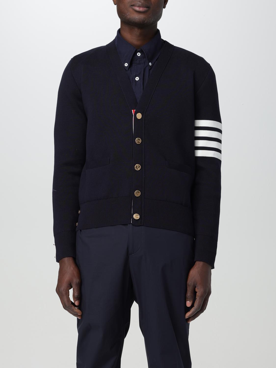 THOM BROWNE STRICKJACKE: Pullover herren Thom Browne, Navy - Img 1