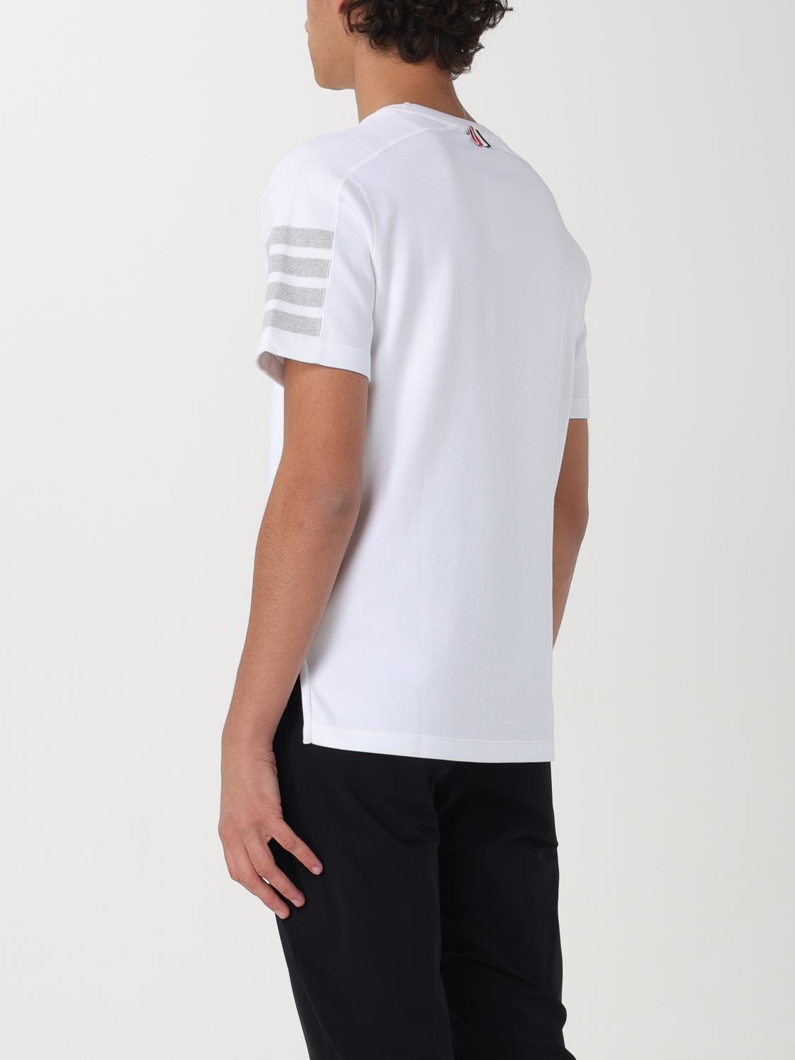 THOM BROWNE CAMISETA: Camiseta básica Thom Browne, Blanco - Img 3