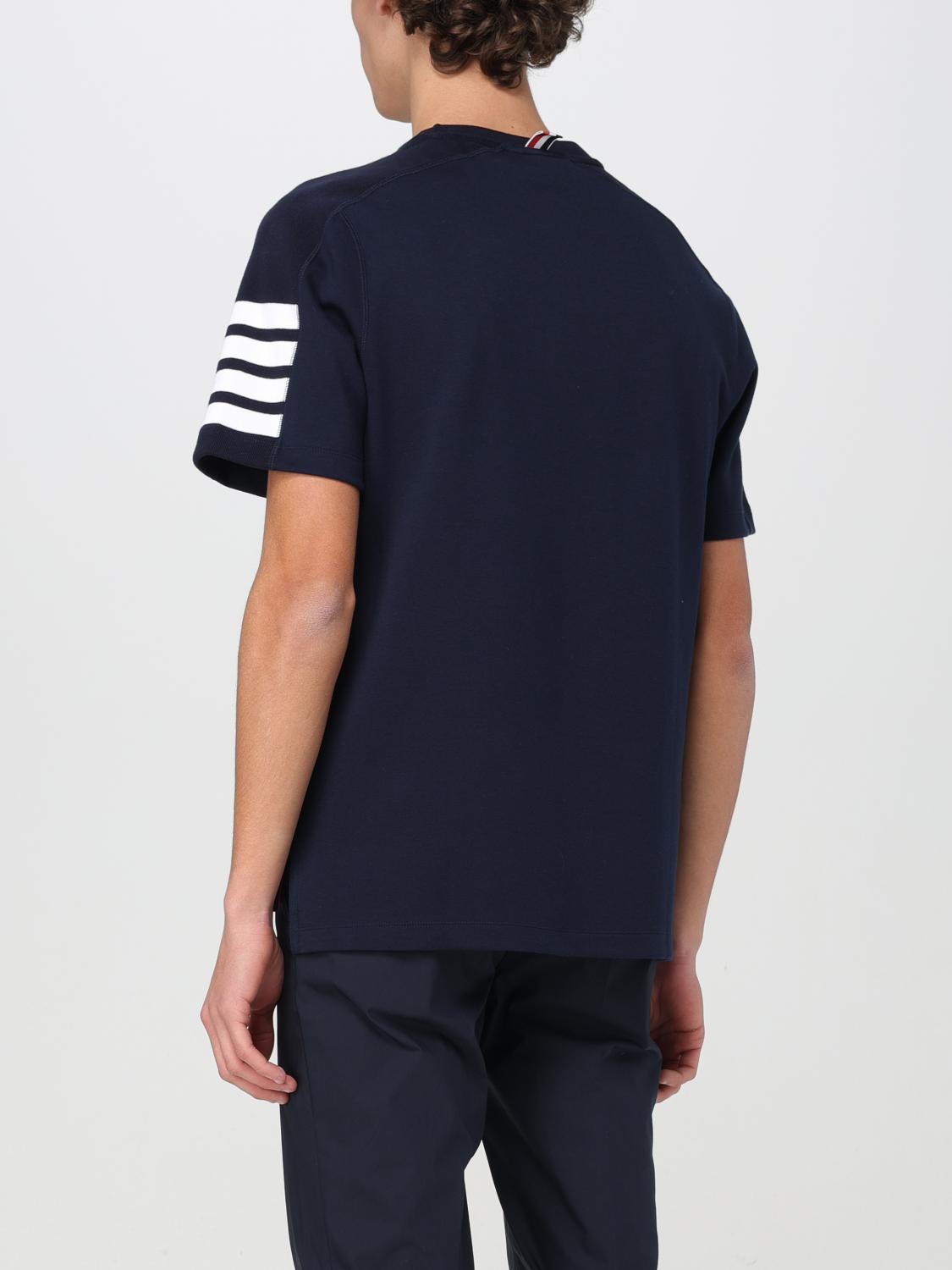 THOM BROWNE T-SHIRT: T-shirt men Thom Browne, Blue - Img 3